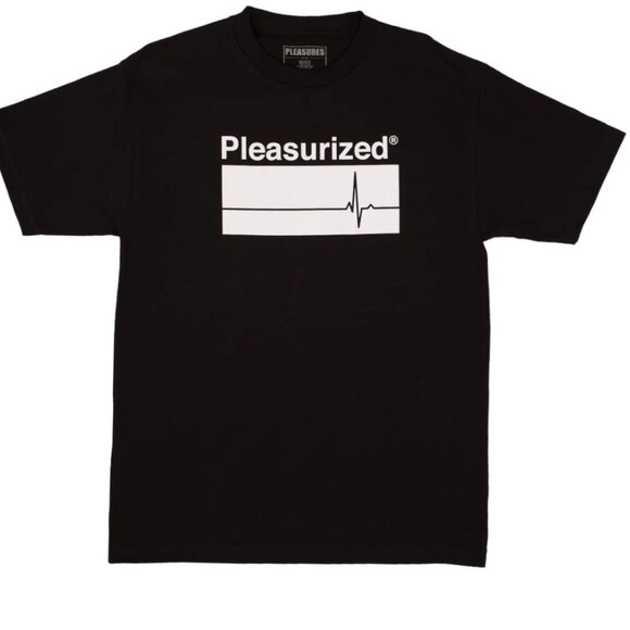 Pleasures Black "Pleasurized" Unisex Tee - Medium - Picture 1 of 5